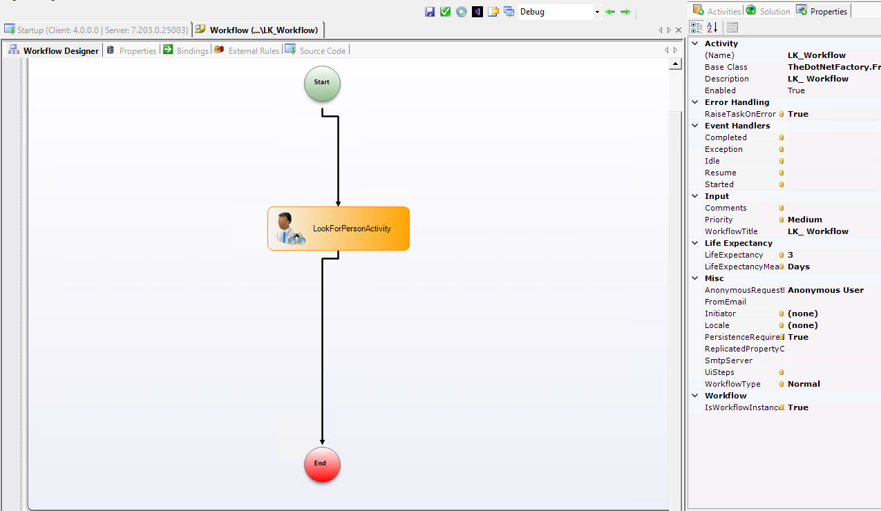 Workflow Page