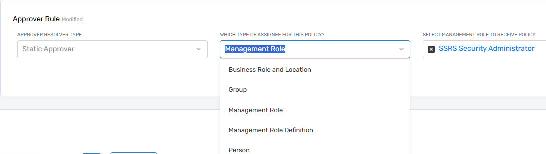 Approver Resolver Rule - Static Approver